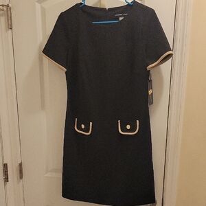 Andrew MARC BLACK MINO DRESS NWT